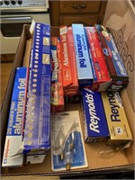 Box lot of kitchen wrap