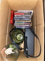 Music CD’s, pitcher & plastic case