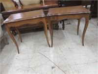 PAIR VINTAGE FRENCH STYLE SIDE TABLES