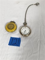 2 Pocket Watches (1 with fab)