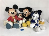 Assorted Mickey Mouse Stuffed Toys