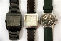 3 Luxury Watches Armani Exchange, TX, Emporio