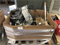 Boxed pallet of misc vehicle parts and misc
