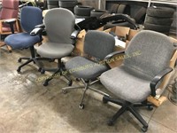 (4) office chairs