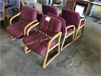 (6) lobby chairs