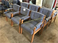(9) lobby chairs