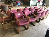 (16) lobby chairs