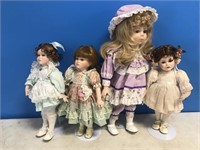 GROUP OF ASSORTED DOLLS