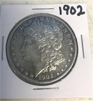 1902 SILVER MORGAN DOLLAR