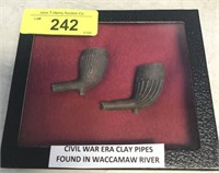 CIVIL WAR ERA CLAY PIPES FOUND IN WACCAMAW RIVER