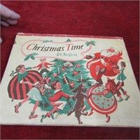Christmas Time in 3d action book 1949.