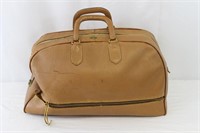 Vintage Zippo Grip Brown Leather Bag