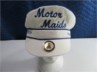 MERRY MAIDS Womens Harley Hat & Collector Coin