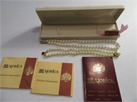 (2) Majorica? Pearl Necklace & Bracelet Jewelry