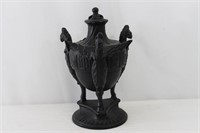 Black Porcelain Greek Pegasus Urn