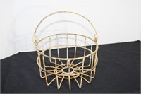 Vintage Wire Basket 8" Diameter