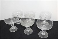 Six 4½" Champagne Glasses