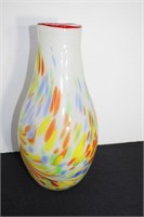 14½" Hand Blown Art Glass Vase