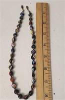millefiori glass necklace