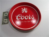 Classic COORS Metal Beer Tray Red