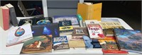 Box lot misc books - history, Corning glass etc…