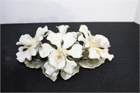 9" x 6" Capodimonte Orchids