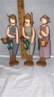 Wooden Figurines (3)