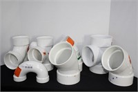 Lot PVC Plumbing and Drainage Fittings New