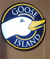 Goose island light up sign