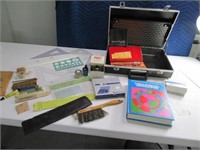 Briefcase FULL Drafting~Drawing Instruments Etc...