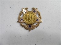 1917 Military Gold? "Ladies Of The Republic" Award