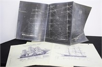 Vintage Rigs of Sailing Ships Document Lot