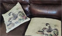 Bird pillow and place mat