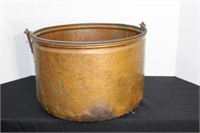 Vintage Copper Handled Jelly Pot 14½" Dia.