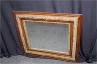 Wood Framed Mirror 29" x 32"