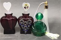 4 Perfume Bottles