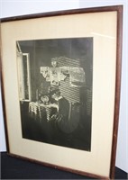Vintage Art Print 20x15" Framed