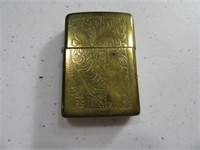 ZIPPO GoldColored Etched RALPH LIghter