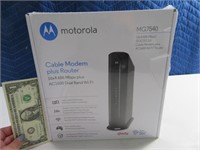 New MOTOROLA Cable Modem & Router MG7540
