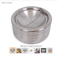 Stainless Steel Ashtray with lid