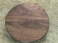 18” round wooden lazy susan
