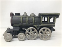 Vintage Cast Iron Train Locomotive Car