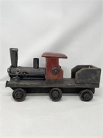 Handmade and Painted Wooden Toy Train