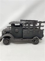 Handmade Wooden and Metal Toy Truck