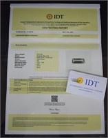 5.4ct Green Amethyst IDT Certified