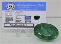 239ct Natural Emerald GLI Certified