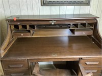 Roll top desk by desk and seating Chicago. With