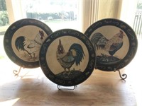 Collection of Decorative Rooster Plates