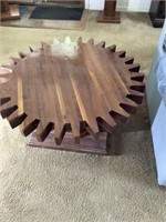 18” tall swivel top custom made wooden coffee