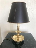 Baldwin Brass Candlestick Style Lamp with Finger